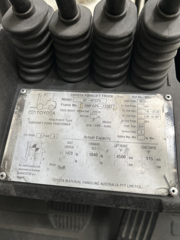 2019 Toyota 32-8FG25 - FU18367