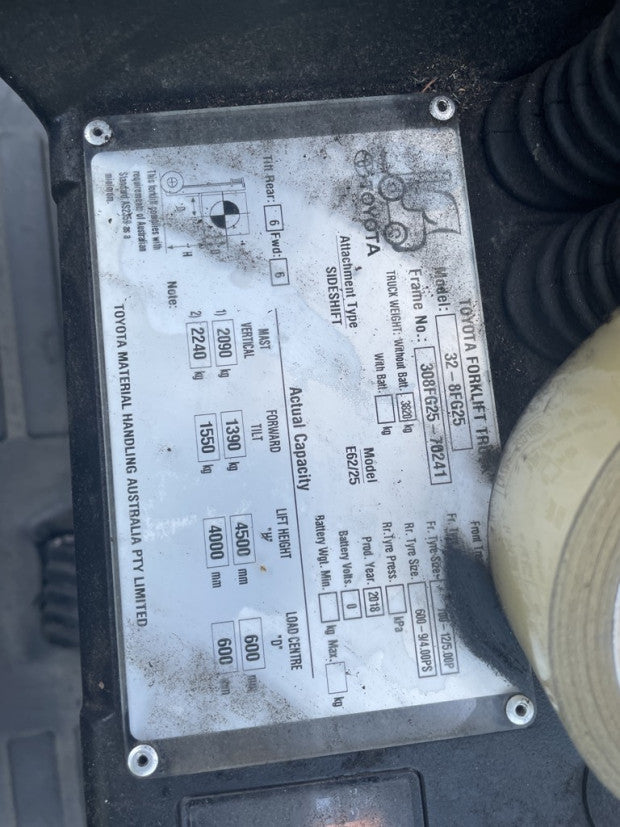 2018 Toyota 8FG25 - FU18440