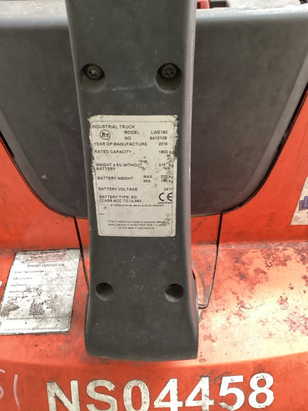 2016 BT LWE180 - FU18251