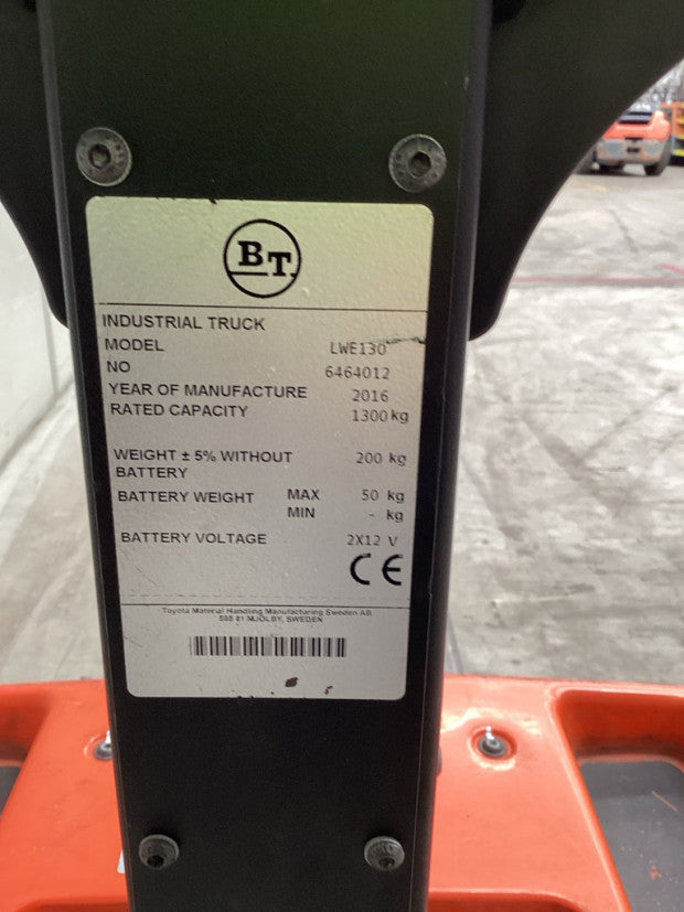 2016 BT LWE130 - FU18874
