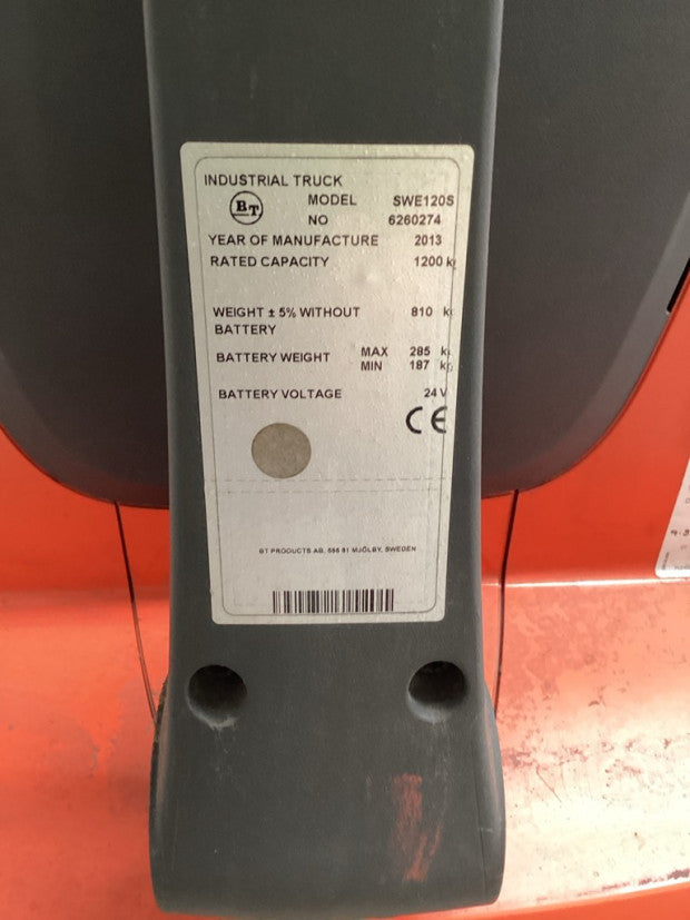 2013 BT SWE120S - FU18875