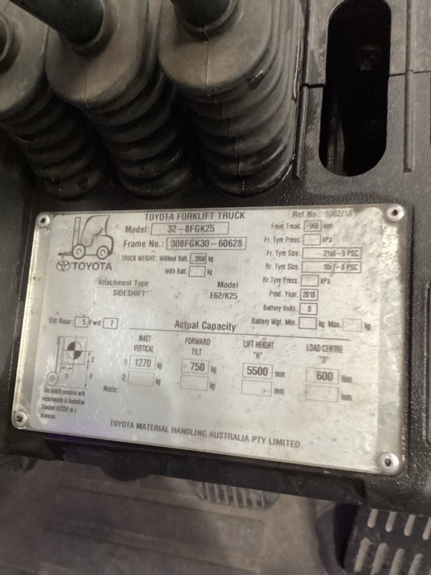 2018 Toyota 32-8FGK25 - FU19913