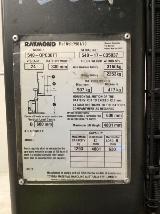 Raymond 5400 - FU19950